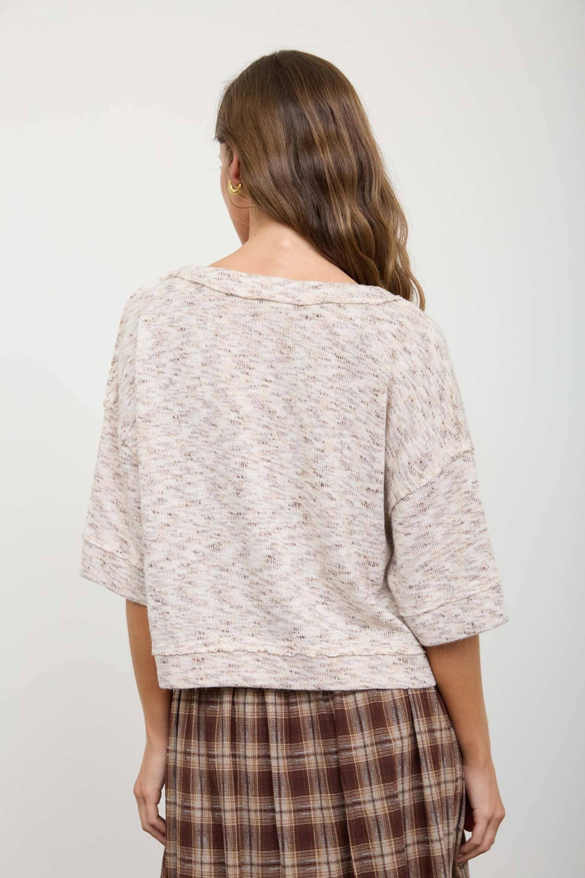 Oatmilk Knit Top