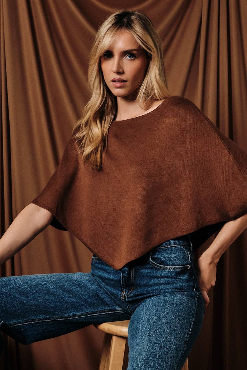 Sloane Poncho Sweater