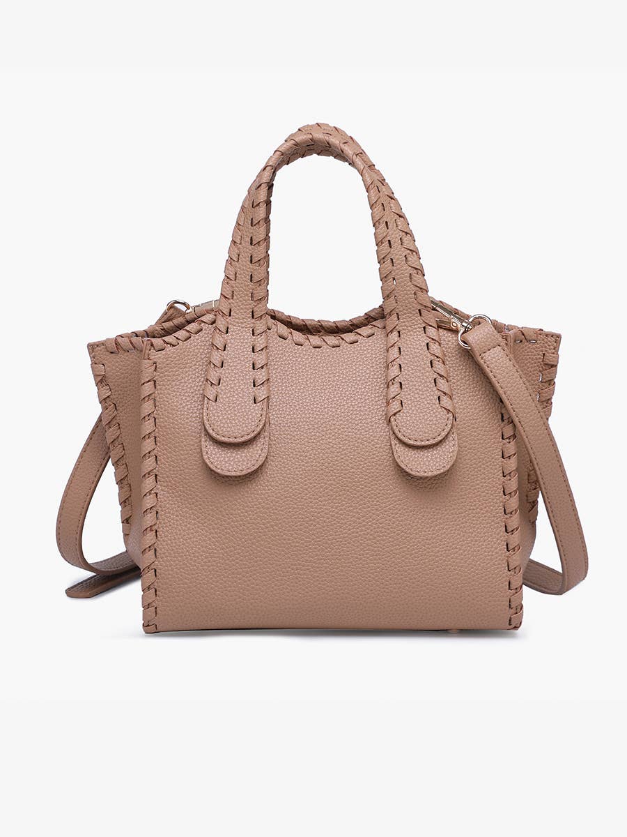 Marla Whipstitch Satchel Bag