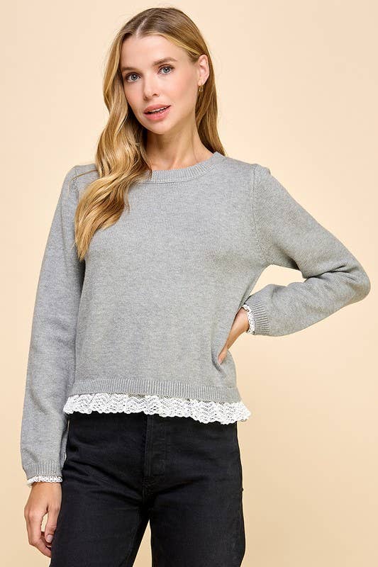 Prairie Lace Pullover