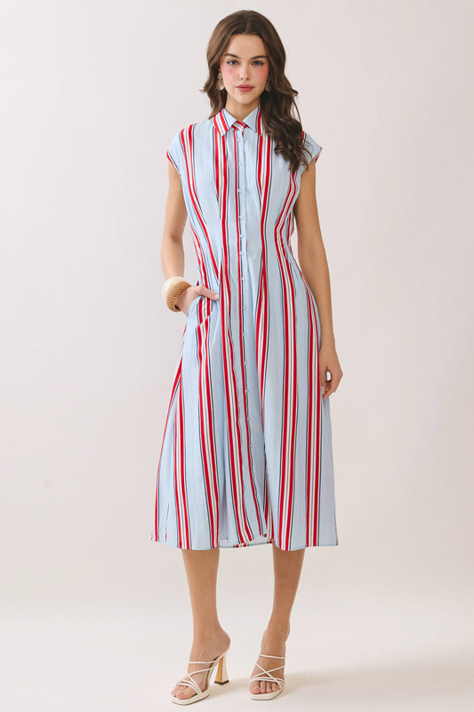 Liberty Stripe Dress
