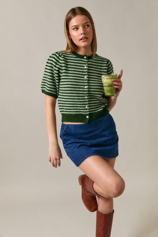 Hampton Stripe Cardigan