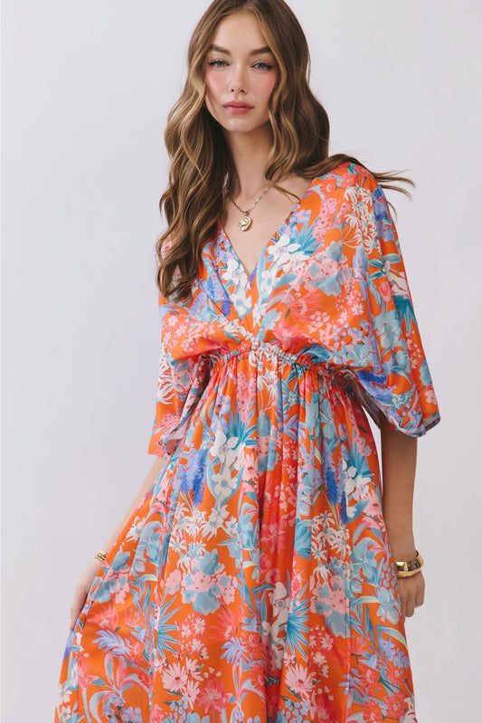 Golden Bloom Dress