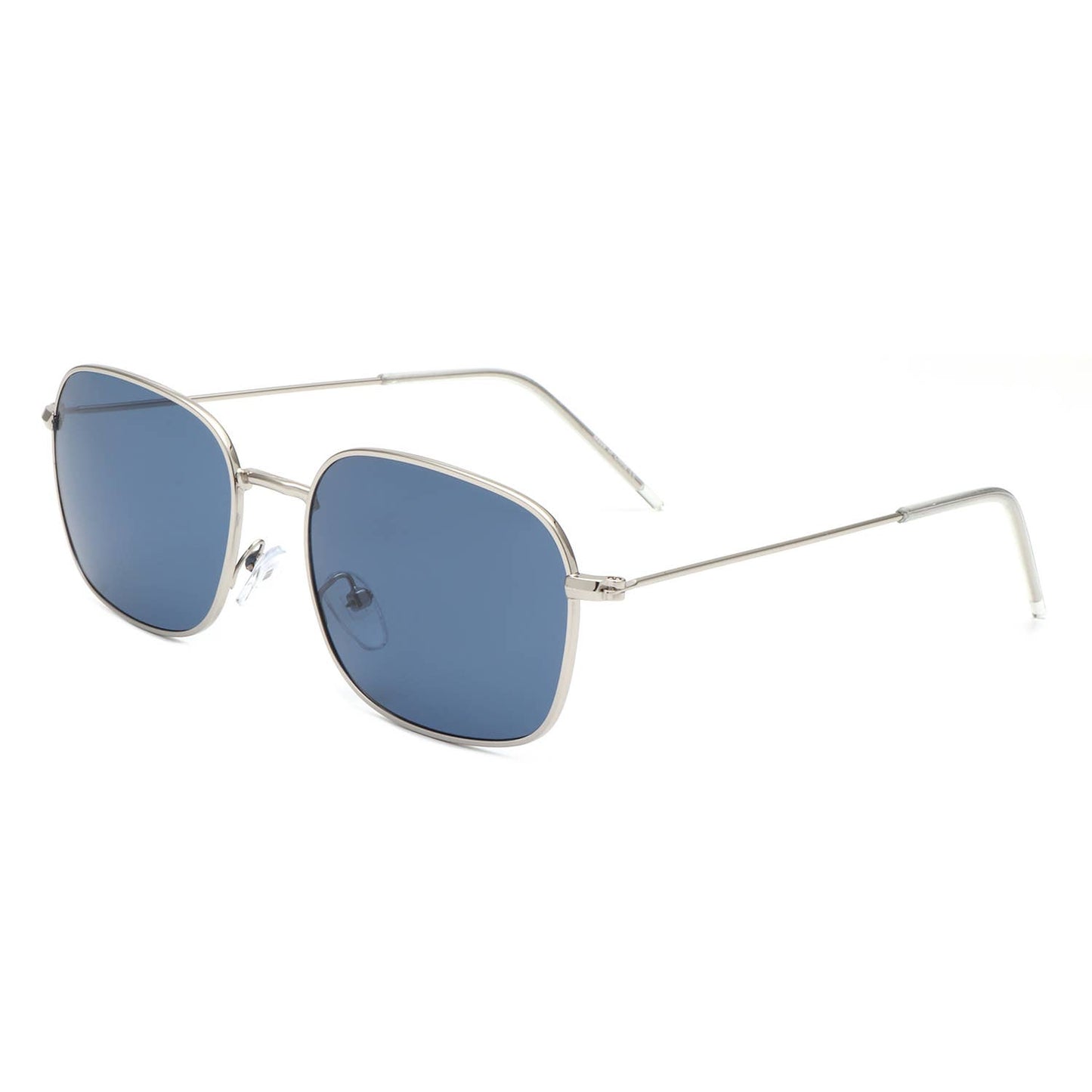 Retro Square Flat Top Tinted Fashion Sunglasses