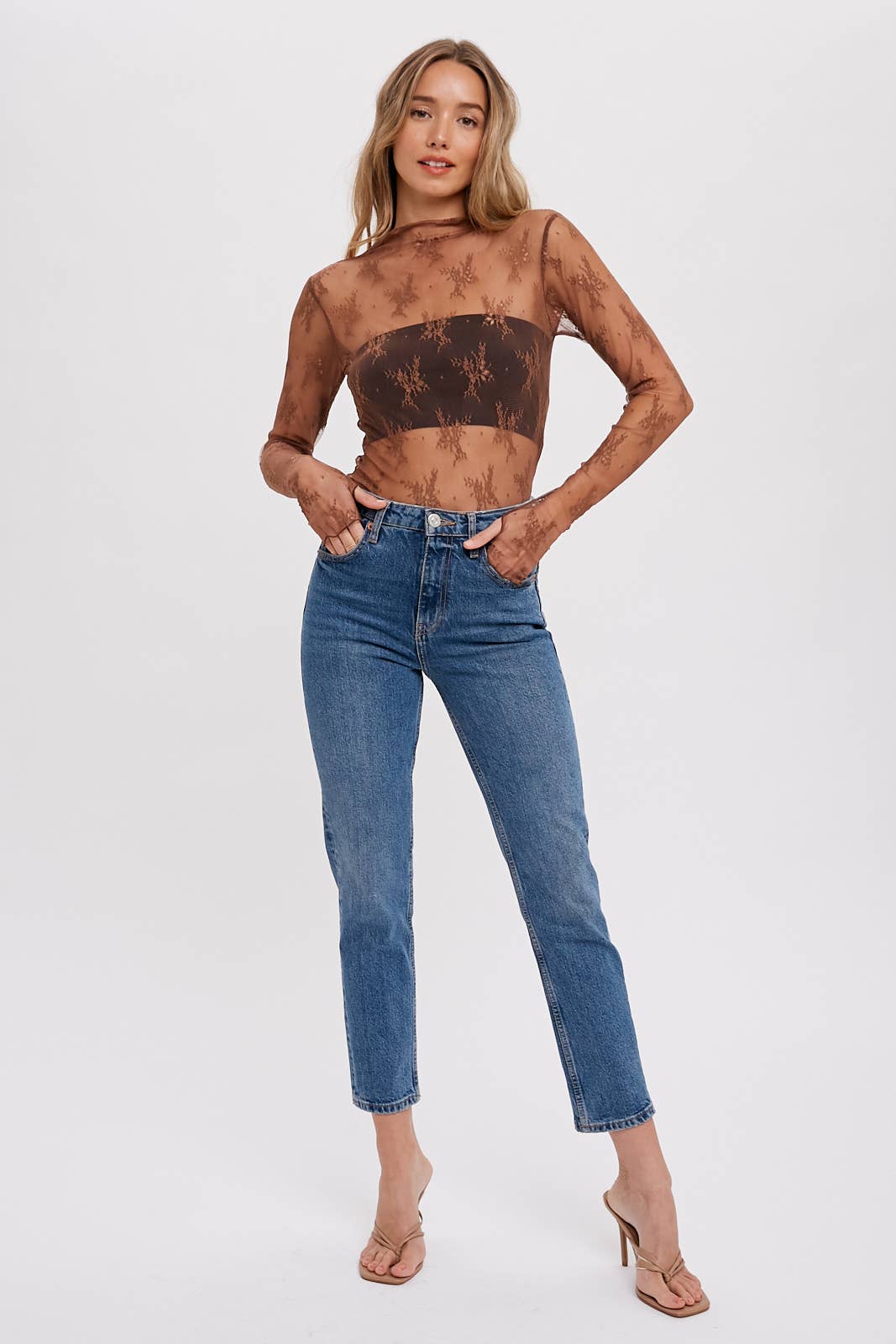 Ivory Blossom Lace Top
