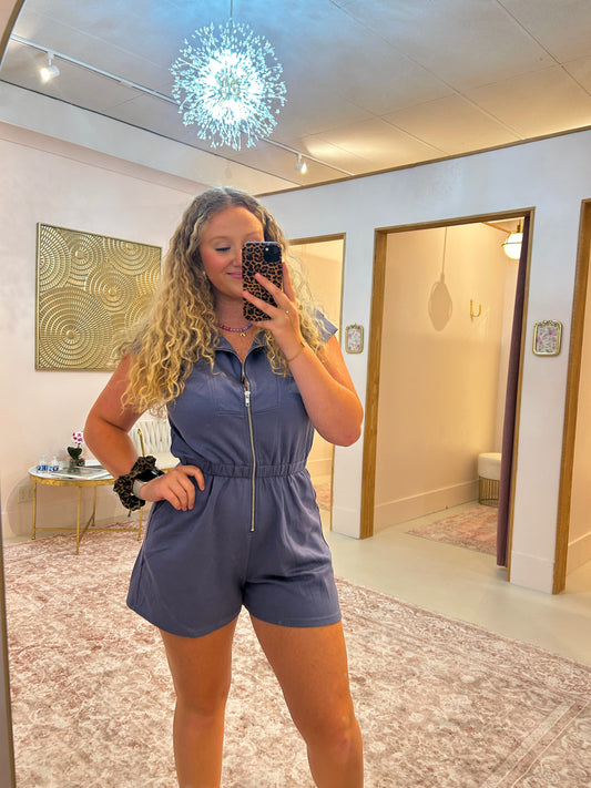 Zip-Up Romper