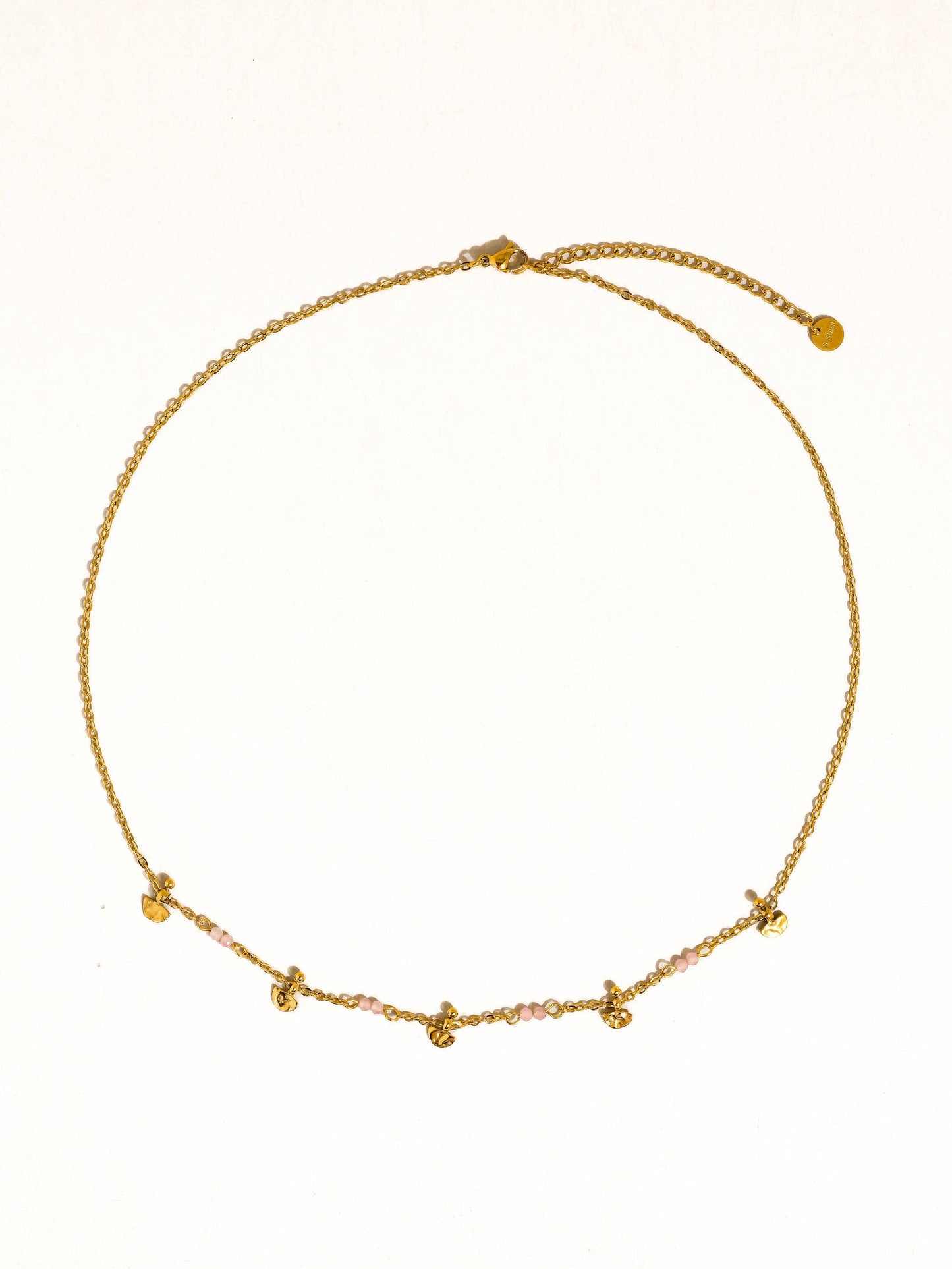 Kenna 18K Non-Tarnish Beaded Chain Necklace
