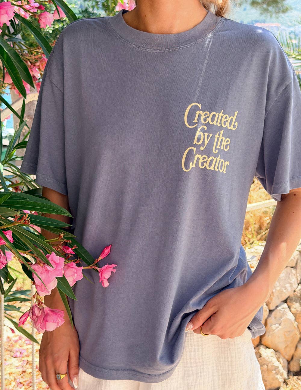 Created by the Creator Plum Unisex Tee