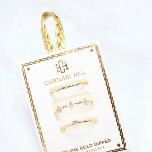 Winter Ring Set Gold