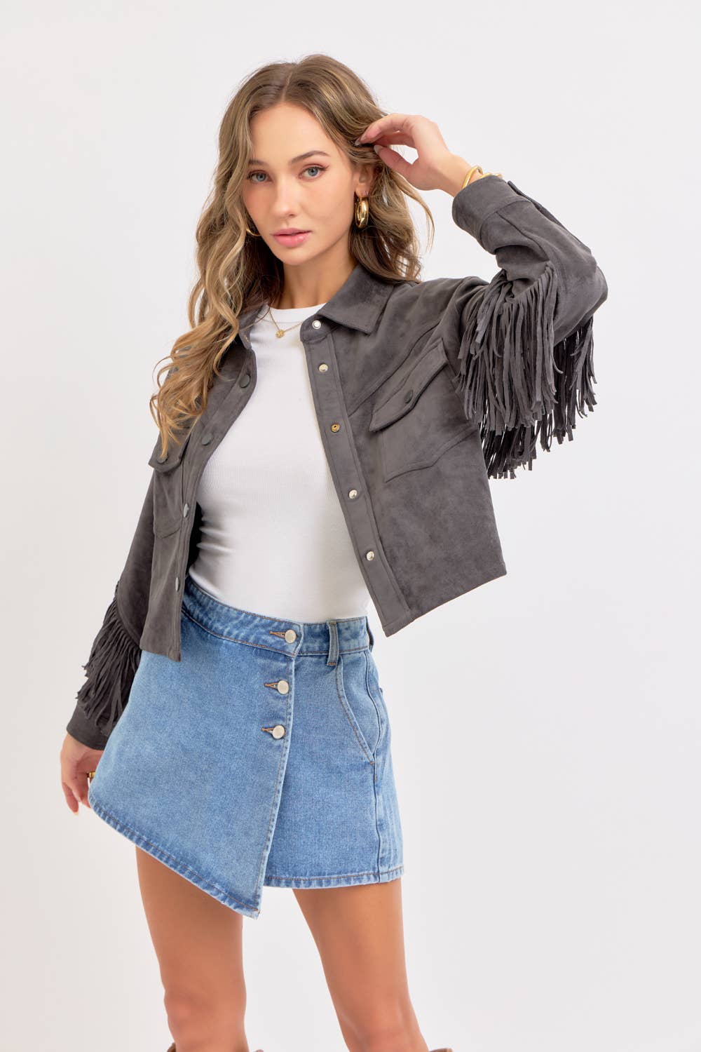 Coastline Denim Skort