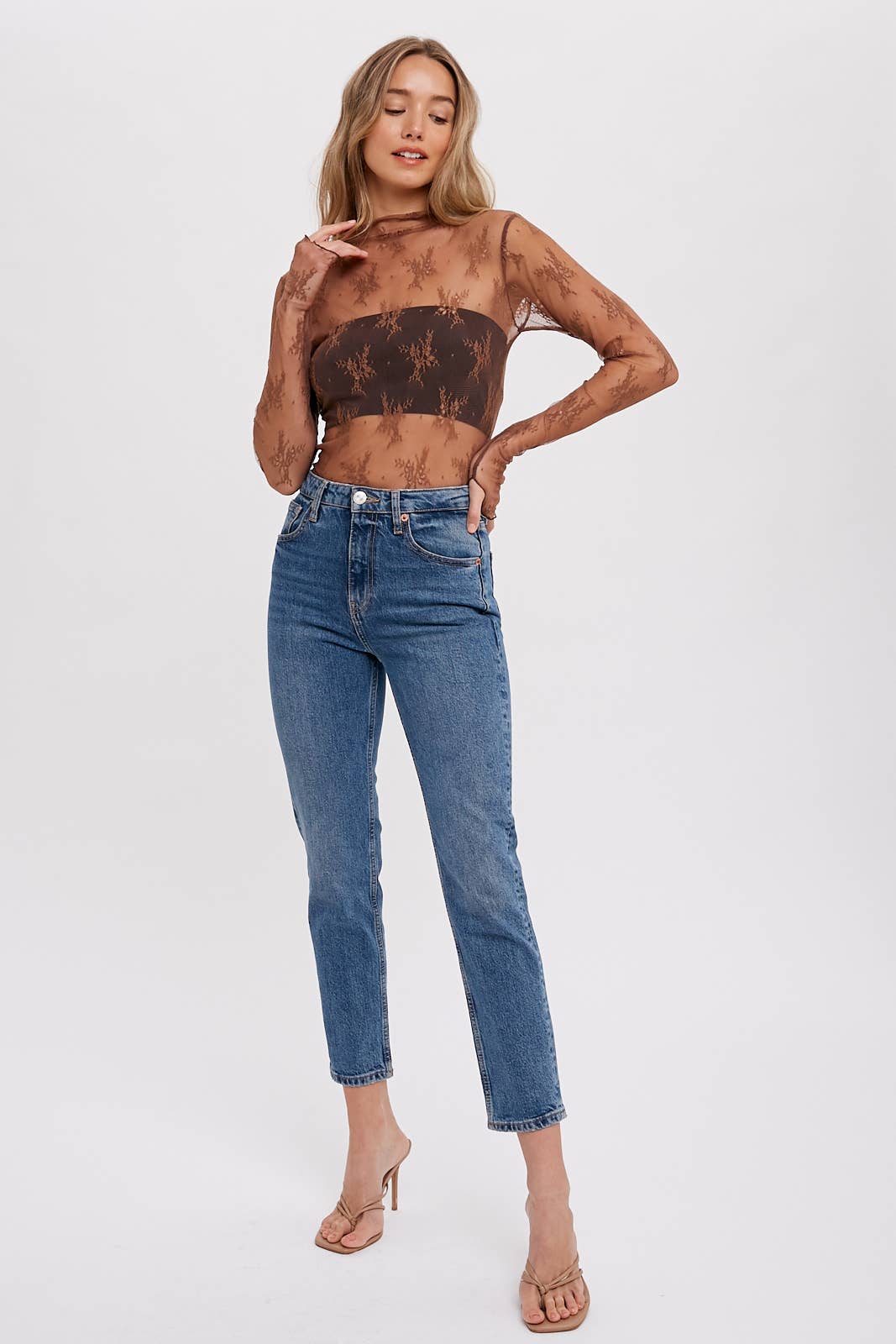 Ivory Blossom Lace Top