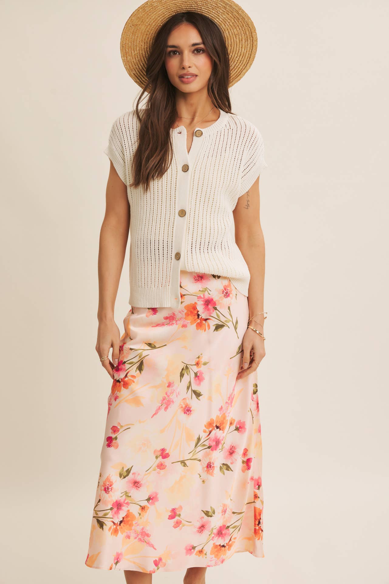 Juliet Satin Skirt