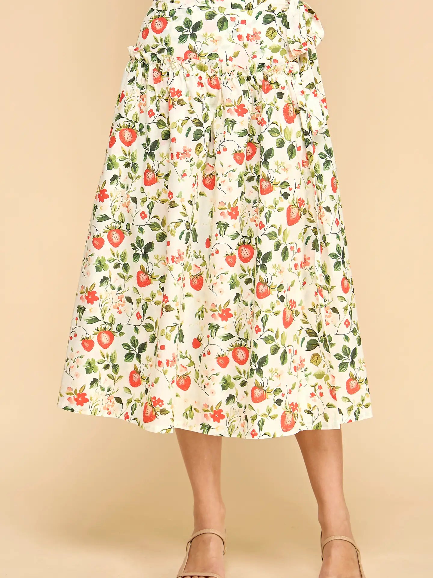 Berry Ruffle Skirt