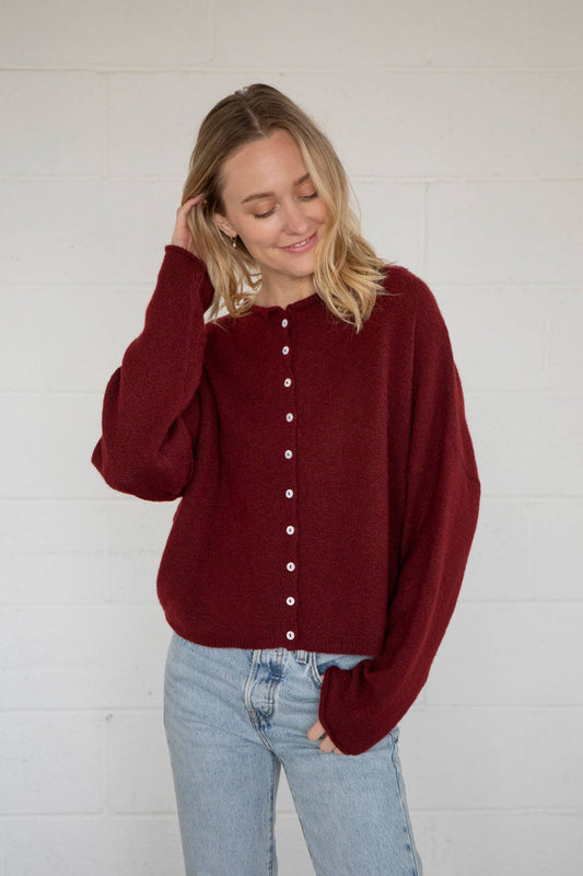 Wine Piper Cardigan