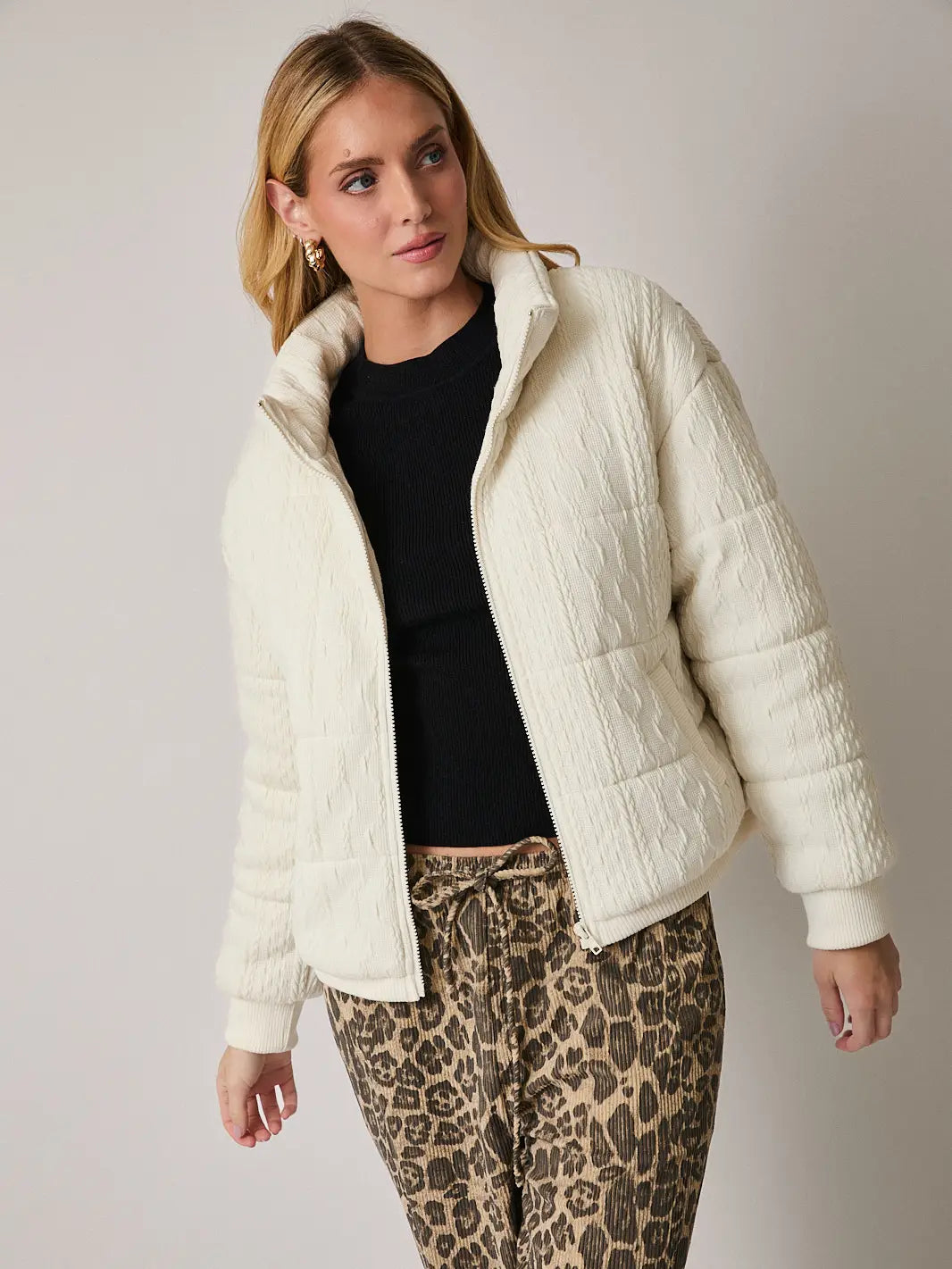 Snowfall Cable Jacket