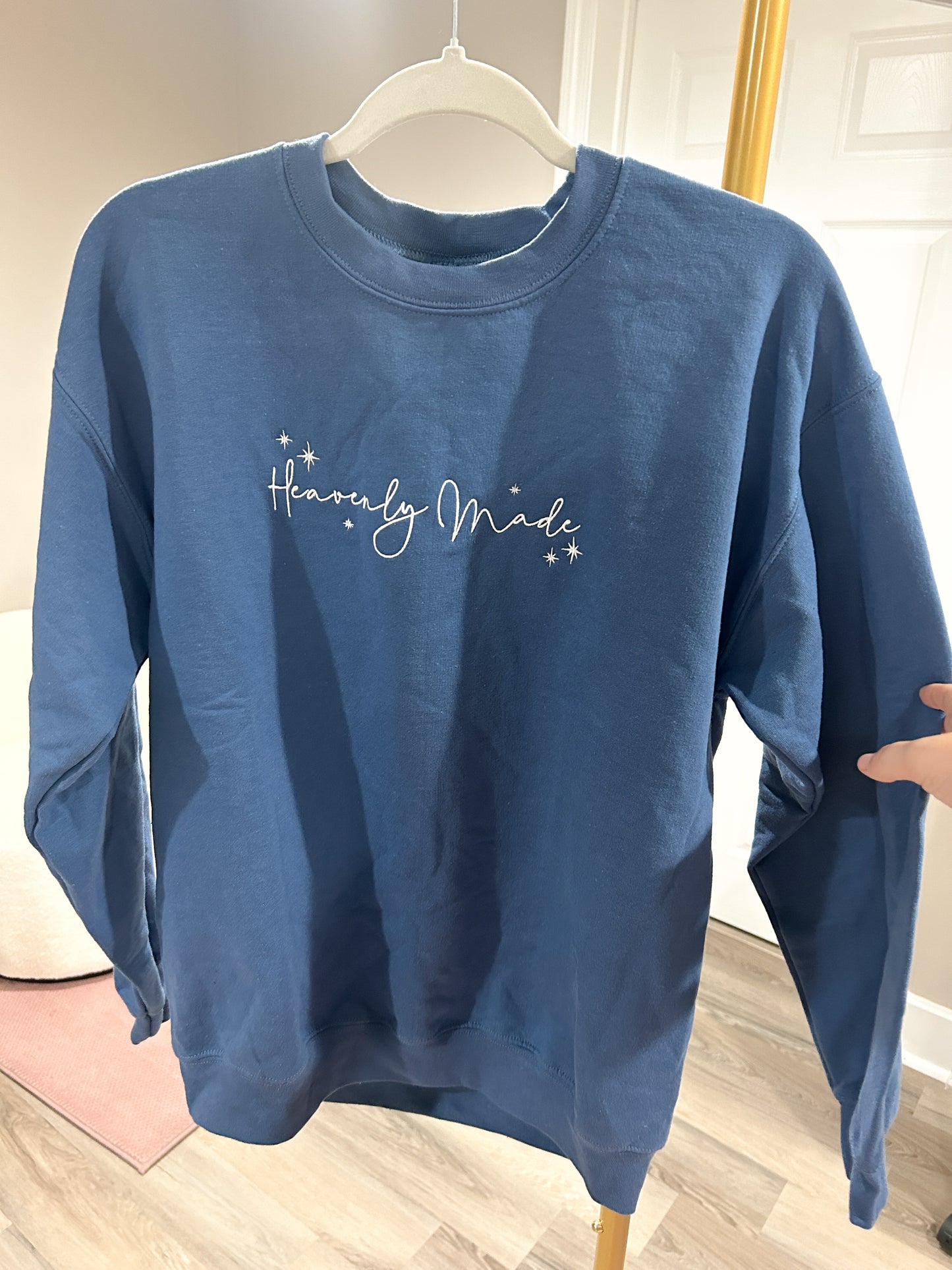 Embroidered Heavenly Made Sweatshirt