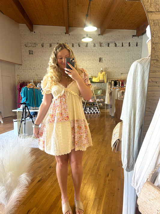 Floral Boho Mini Dress