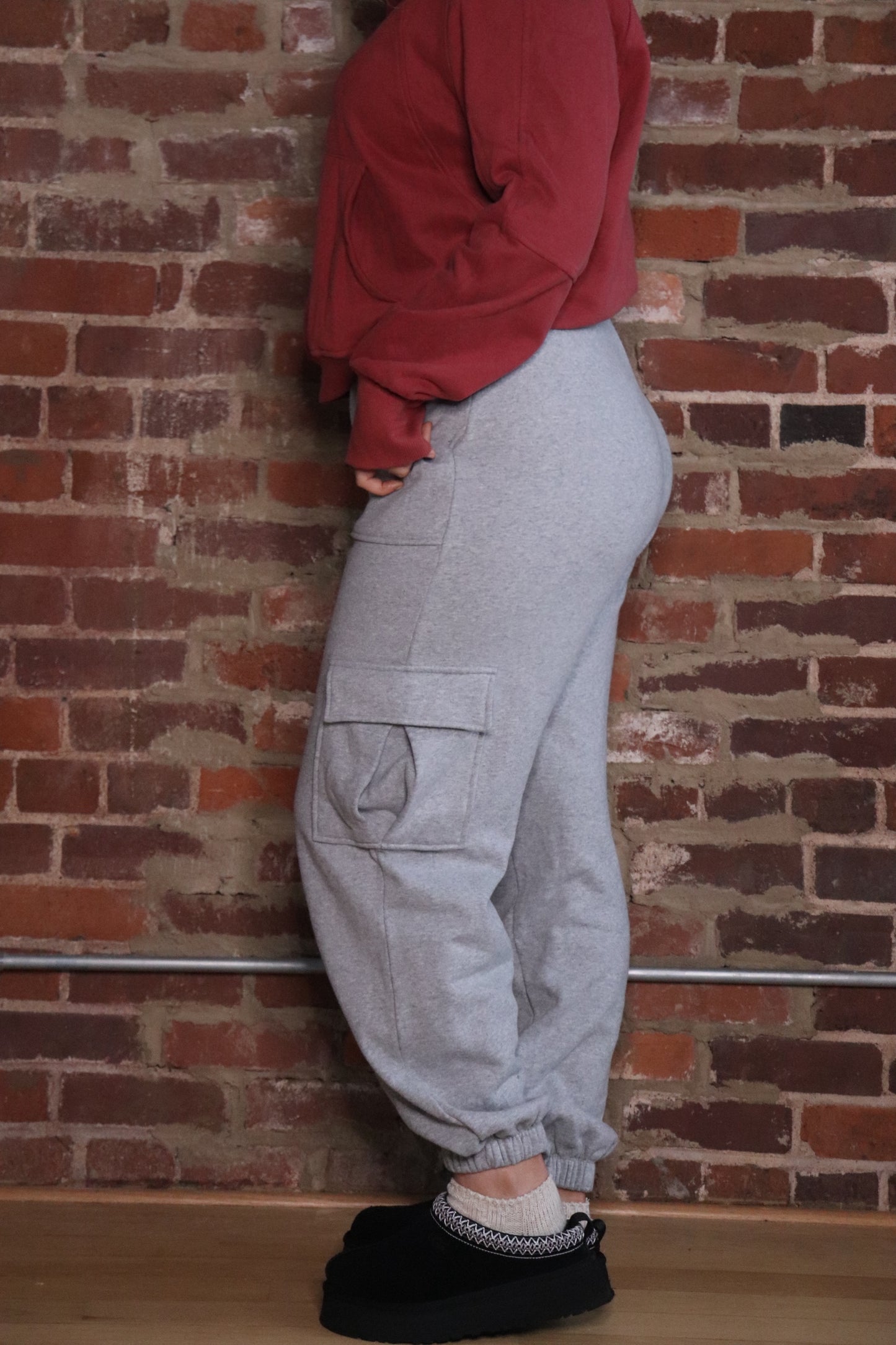 Lucia Joggers- High-Waisted Cargo Jogger Pants