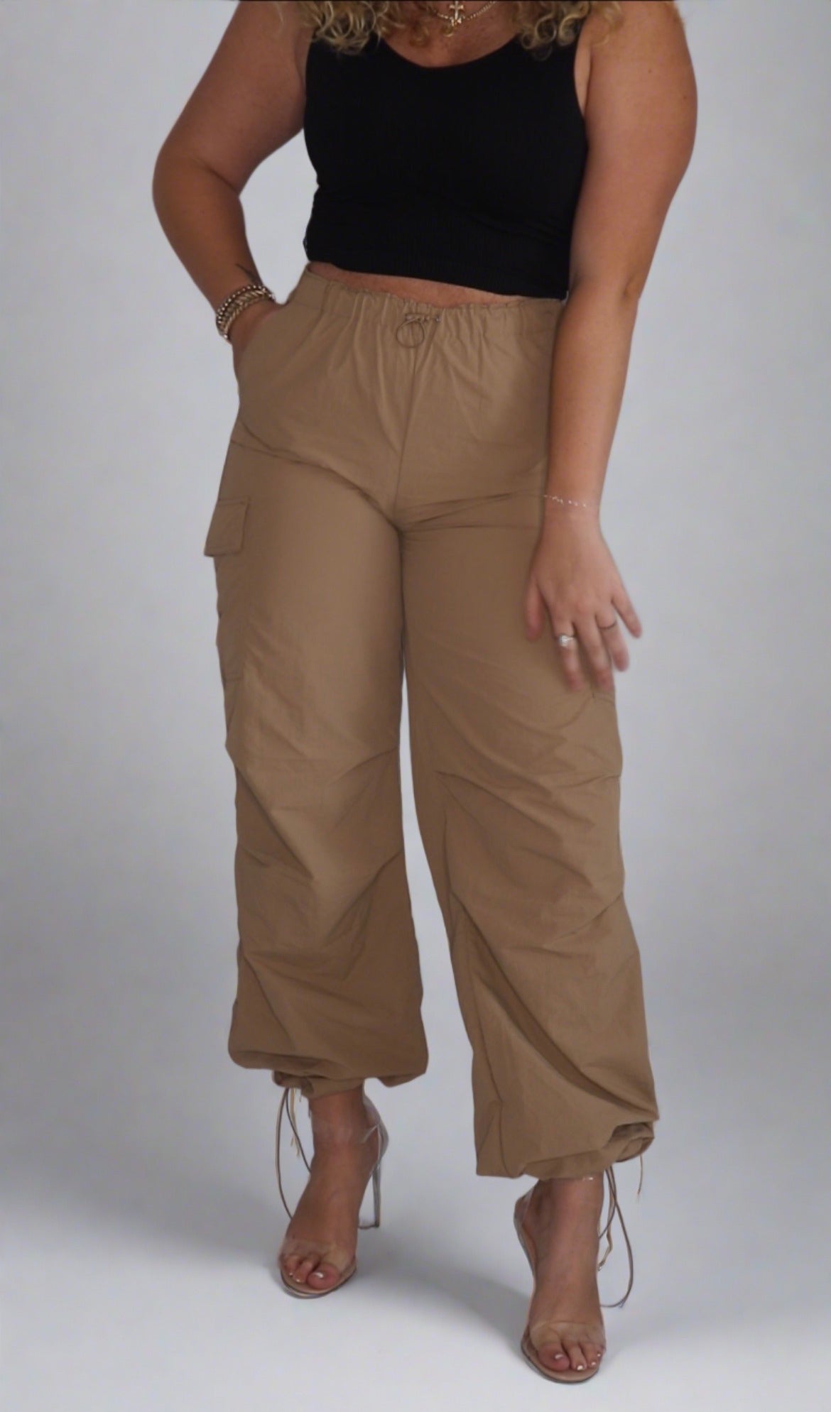 Bella Drawstring Cargo Pants