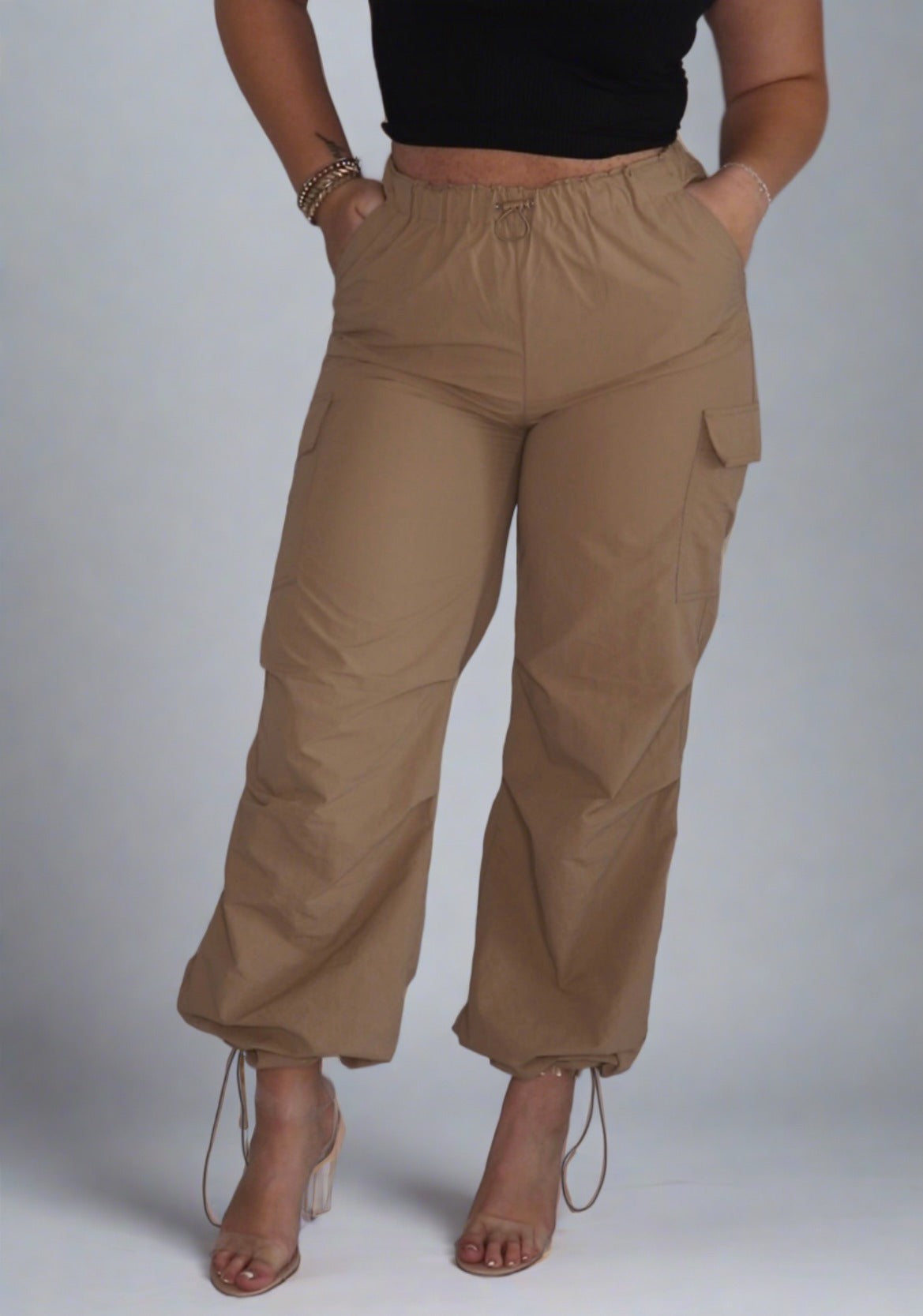 Bella Drawstring Cargo Pants