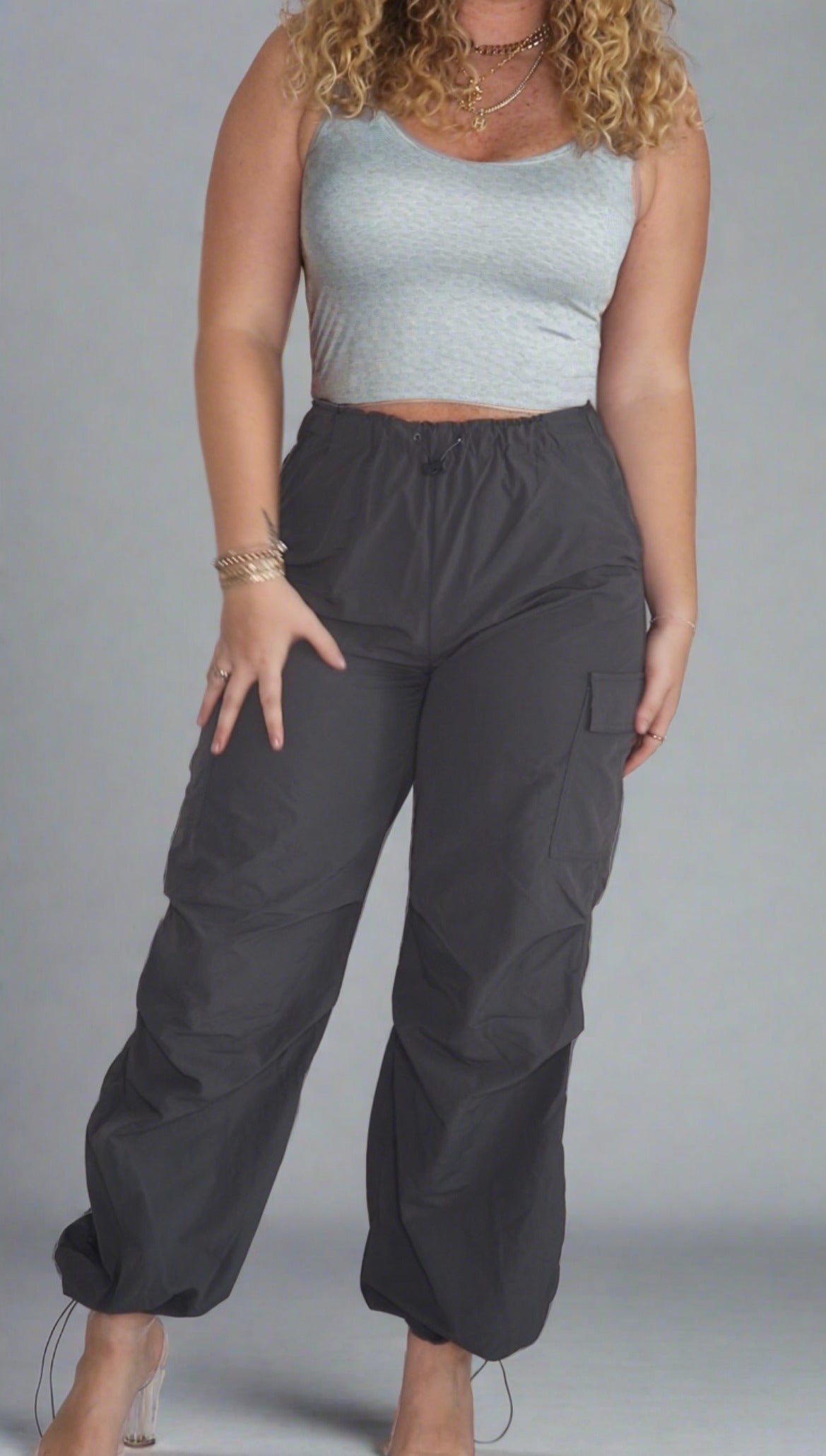 Bella Drawstring Cargo Pants