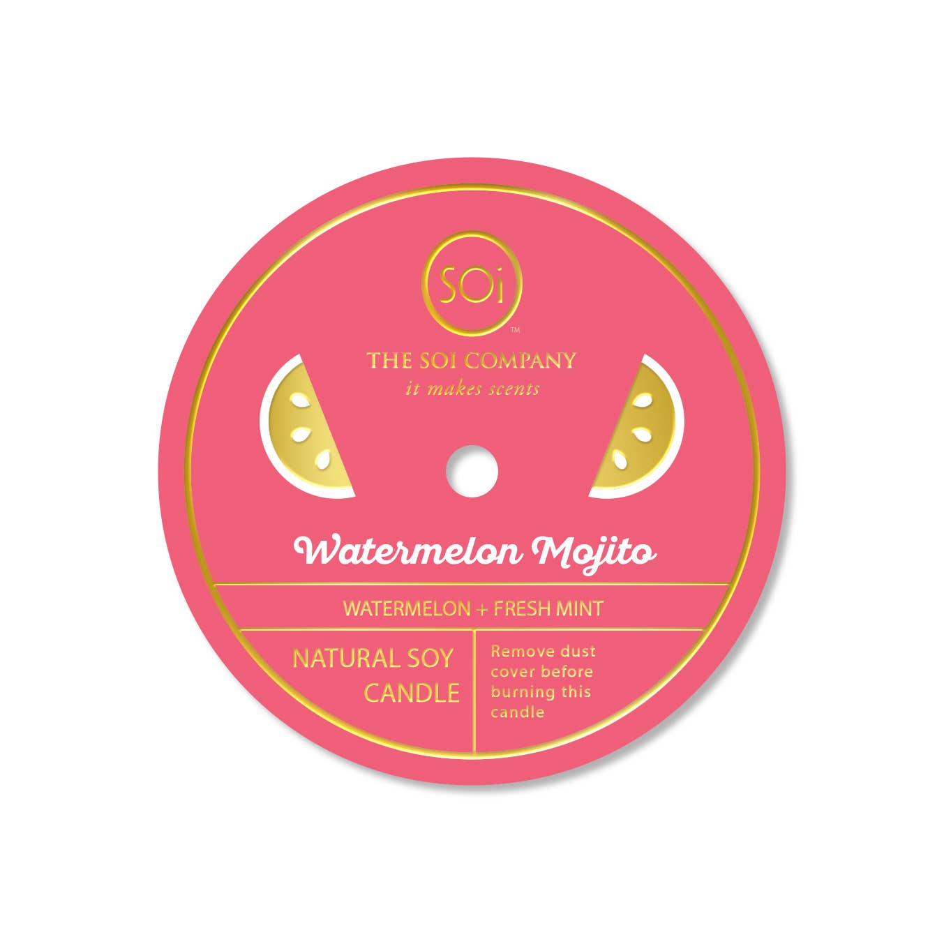 Watermelon Mojito 12oz Icon Confetti Candle