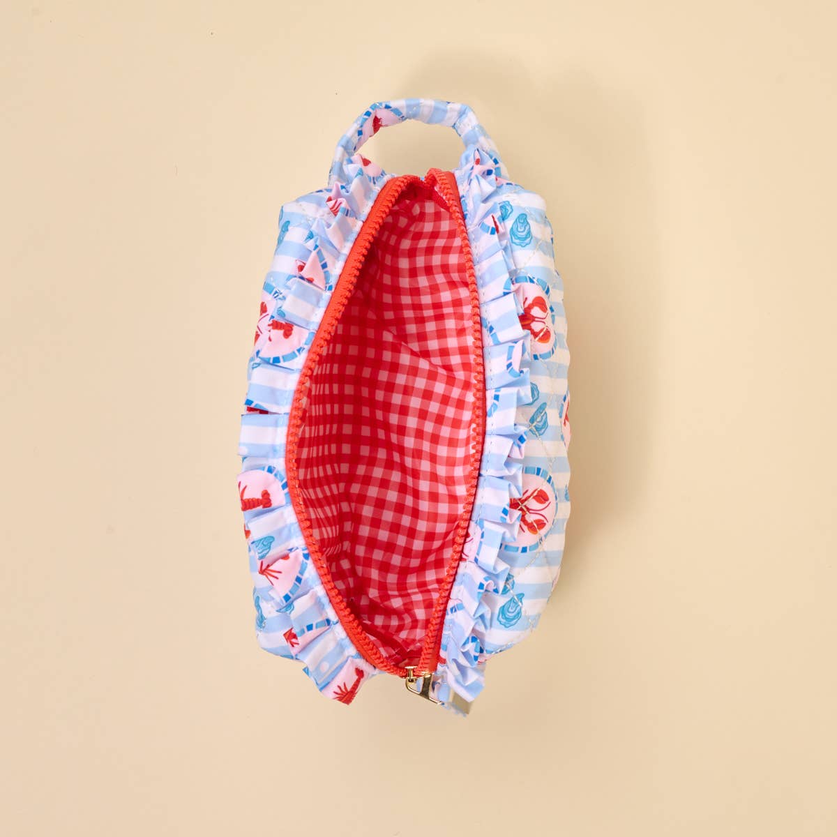 Essentials Quilted Cosmetic Pouch–Harbor House