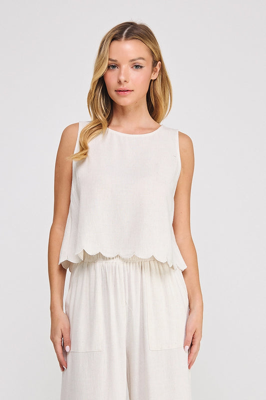 Lila Linen Tank
