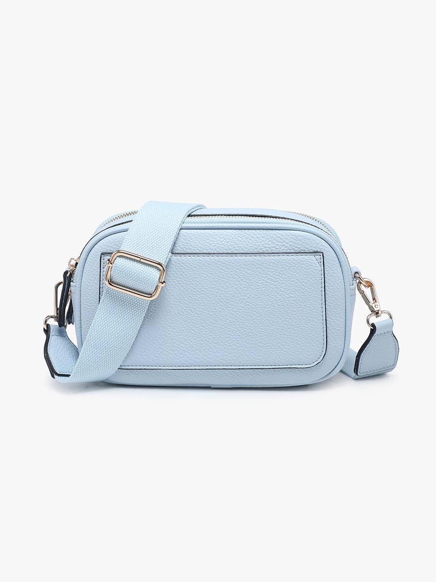 Sky Dual Zip Crossbody w/ Slip Pocket