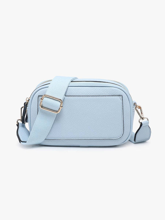 Sky Dual Zip Crossbody w/ Slip Pocket