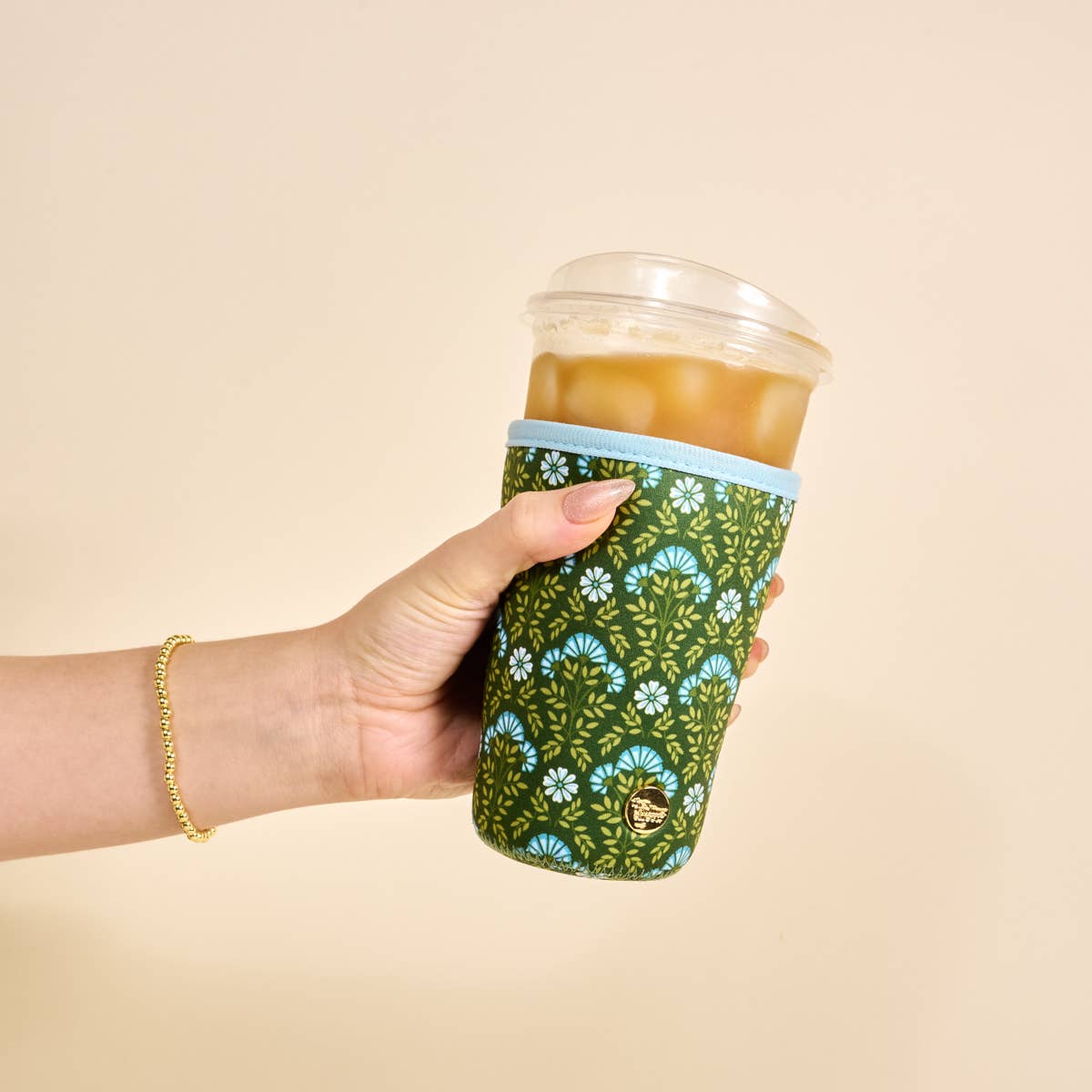Sip Savvy Drink Sleeve–Large–Everbloom Forest Green