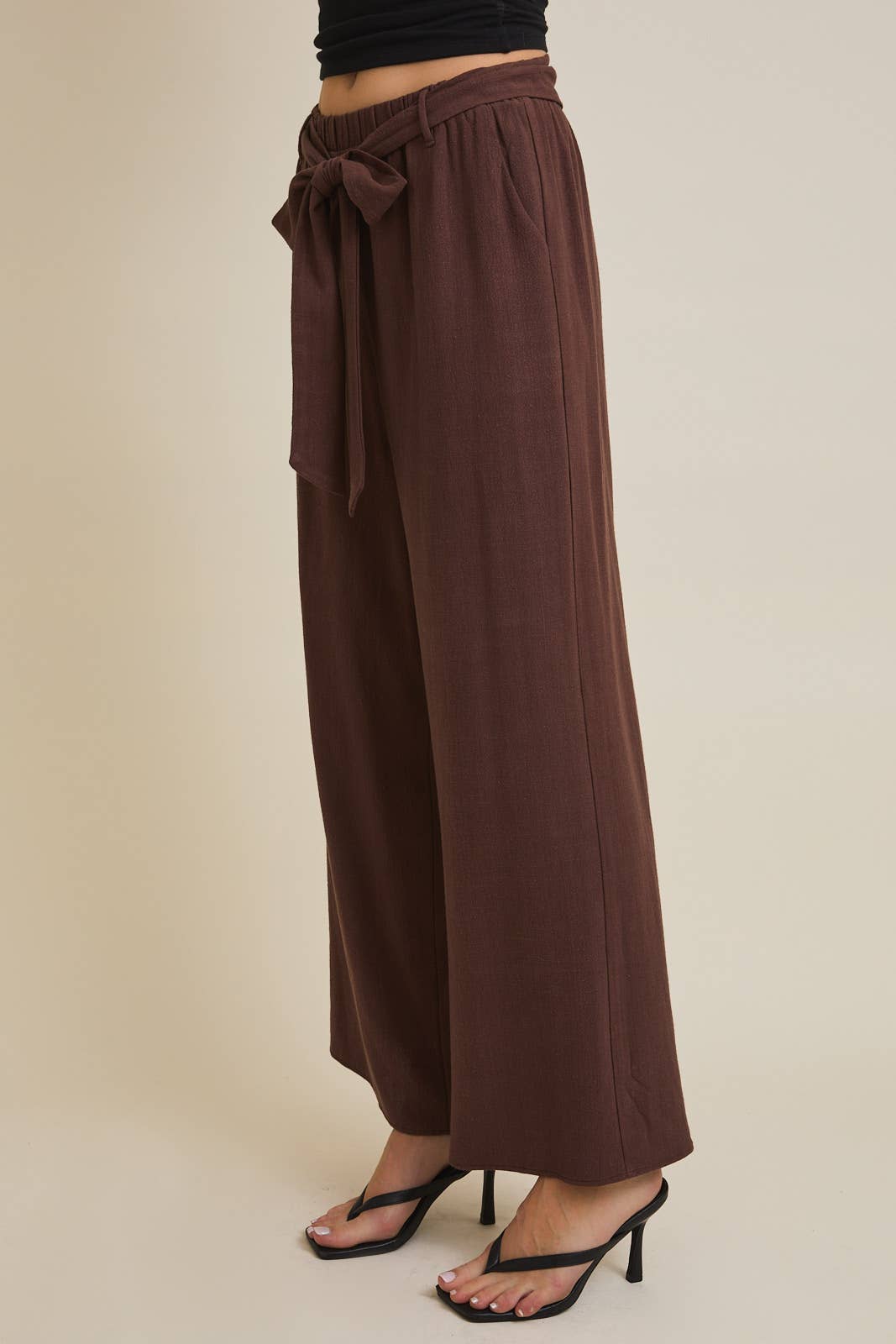 Chocolate Tie Trousers