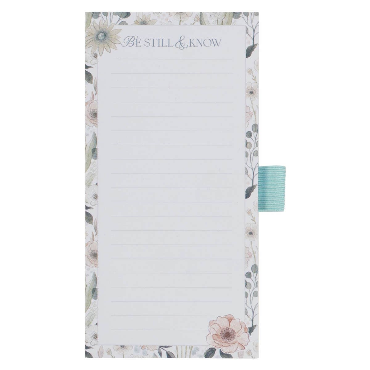 Magnetic Notepad w/pen Be Still Ps. 46:10