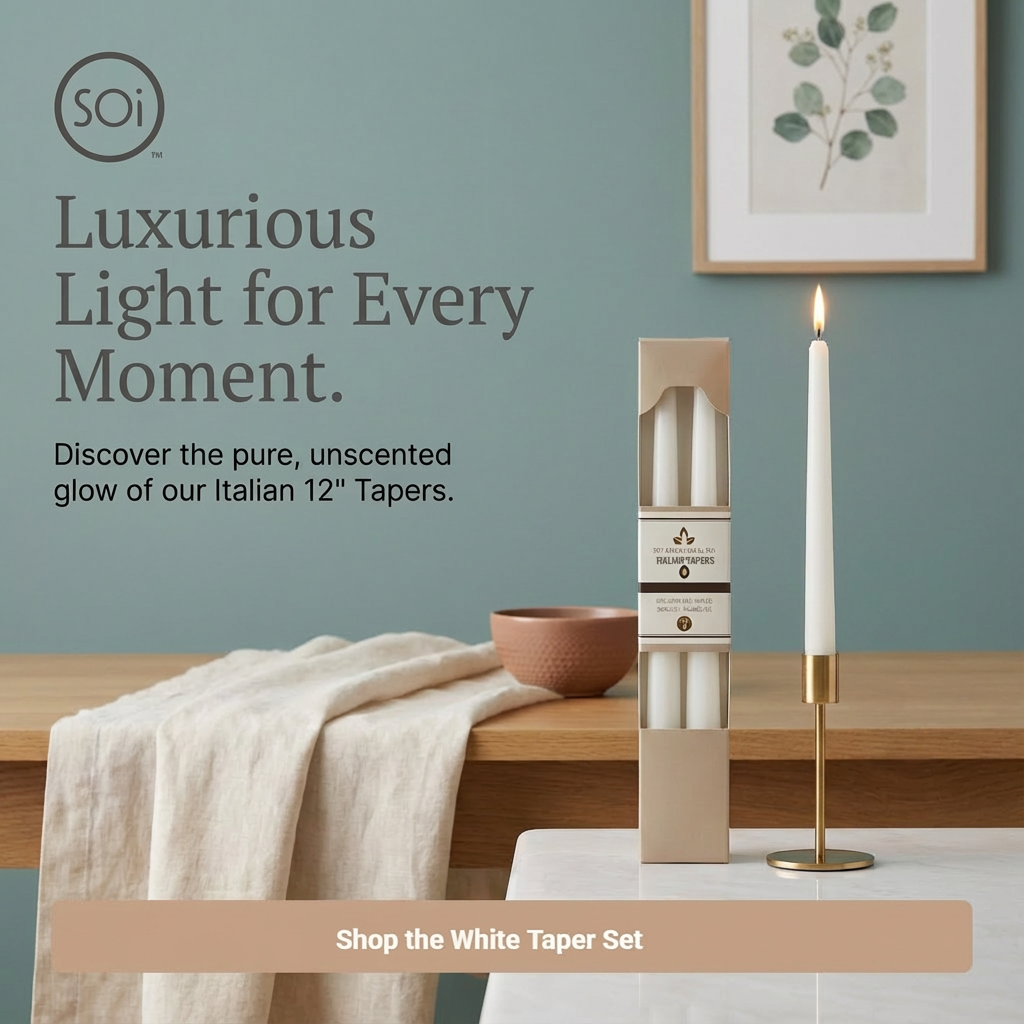 Taper Candles 12" set of 2