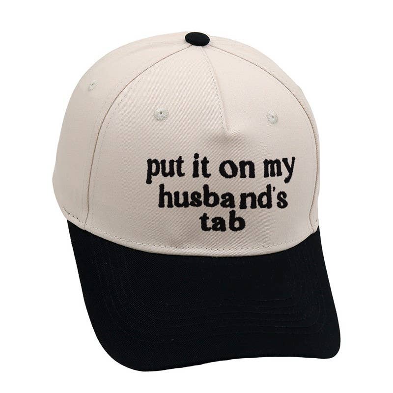 Put it on my Husband's Tab Hat