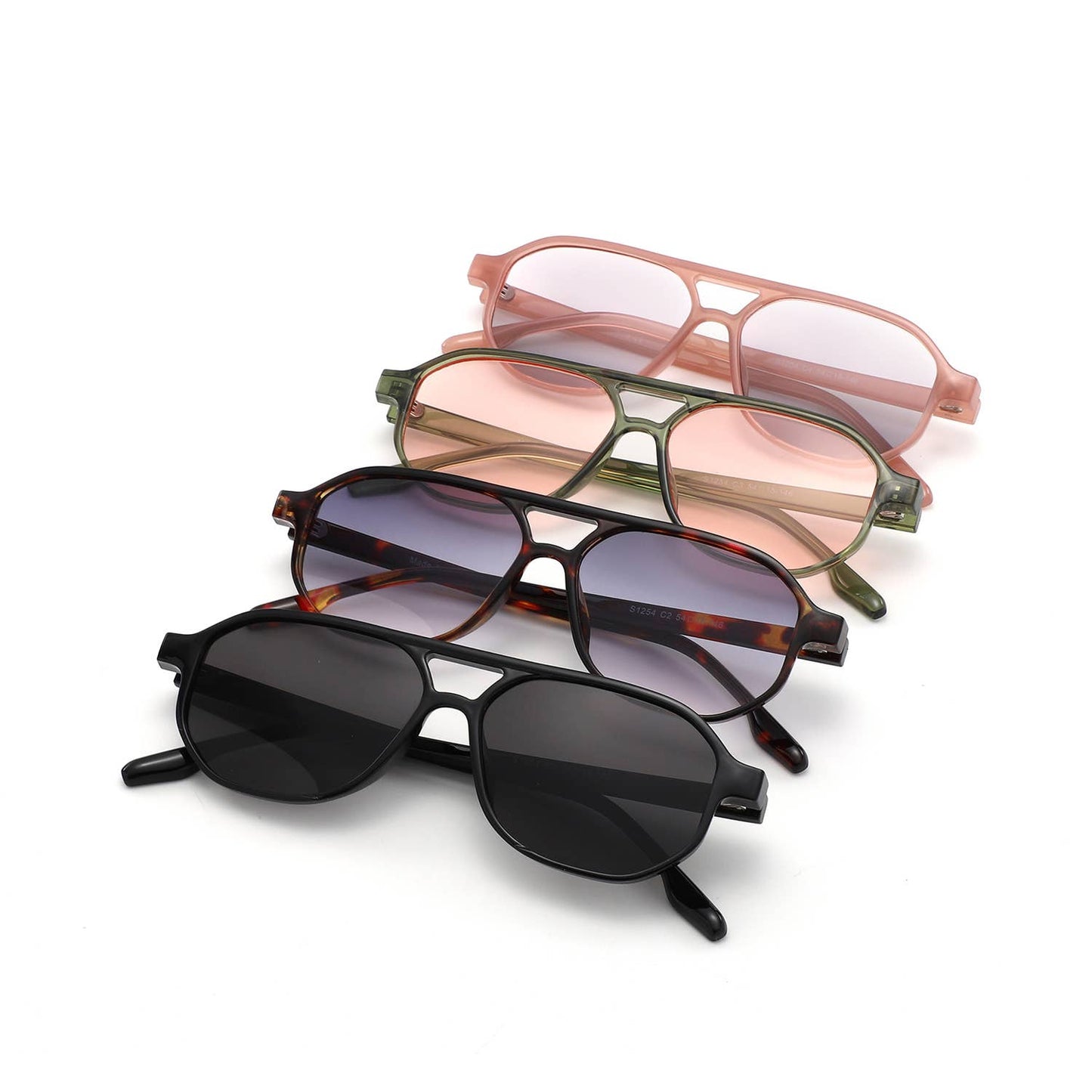 Retro Trendy Fashion Aviator Women Sunglasses