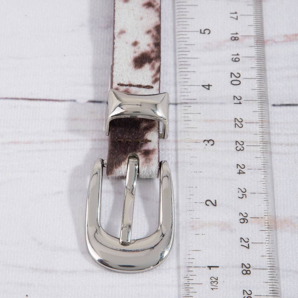 Cow Hide Western Leather Belt