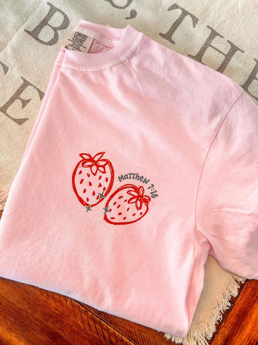 By the fruit tee