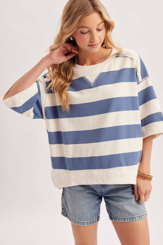Easygoing Stripe Top