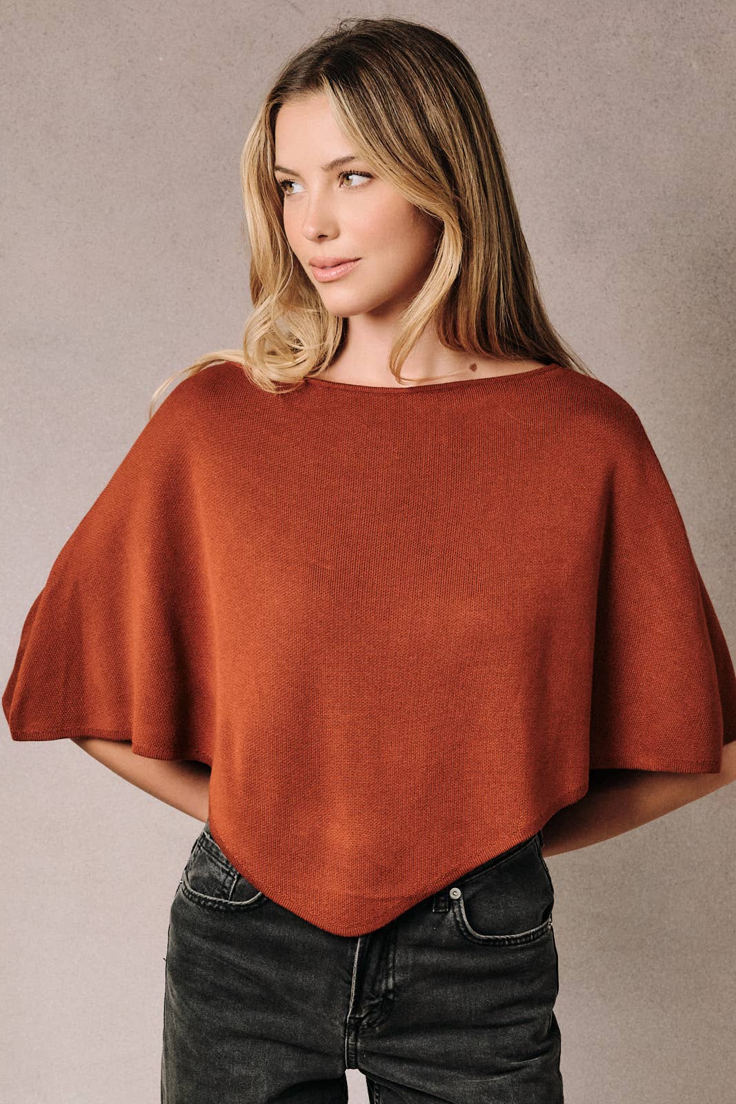 Sloane Poncho Sweater