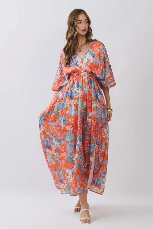 Golden Bloom Dress