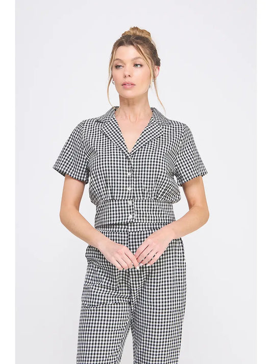 Easy Gingham Top