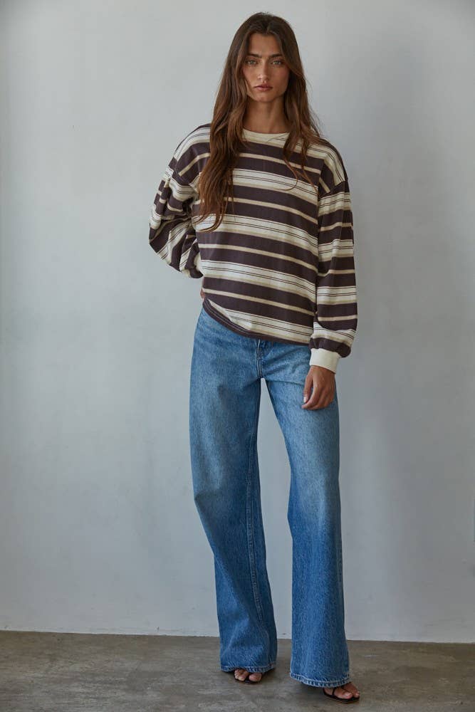 Hazel Stripe Top