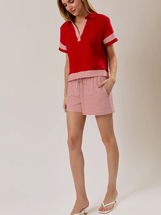 Varsity Stripe Shorts