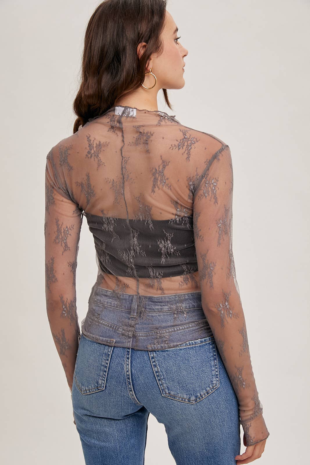 Ivory Blossom Lace Top