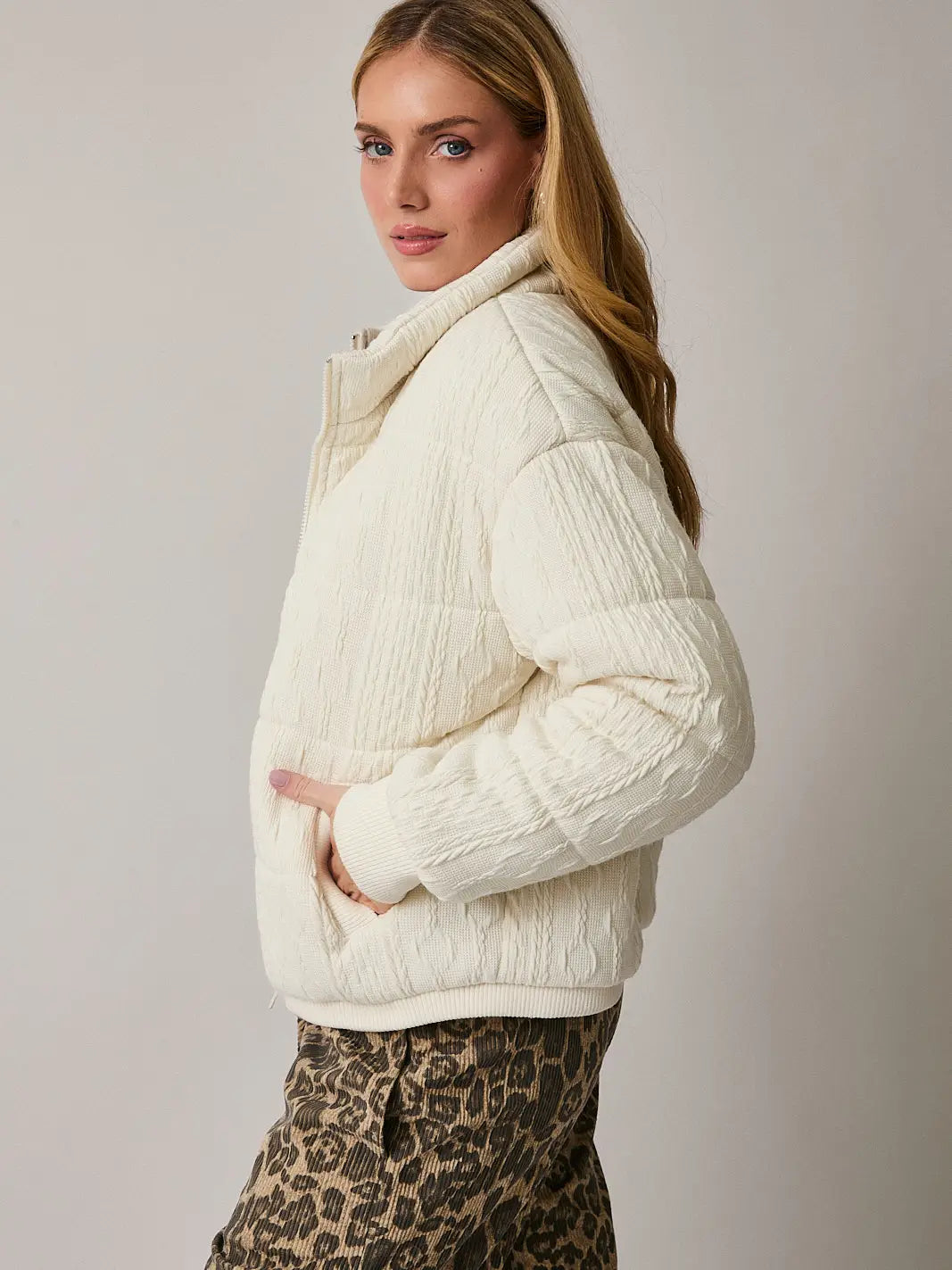 Snowfall Cable Jacket