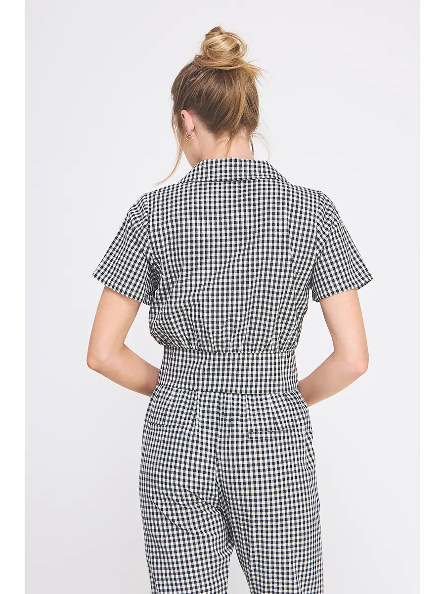 Easy Gingham Top
