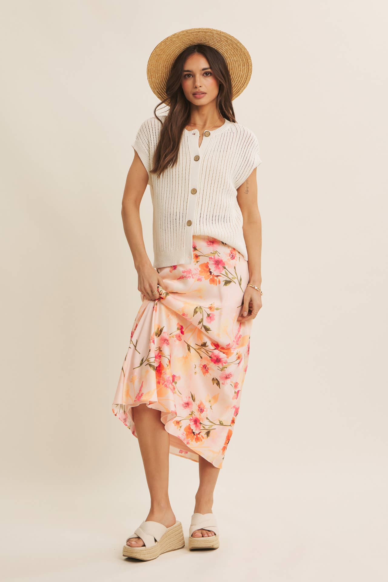 Juliet Satin Skirt