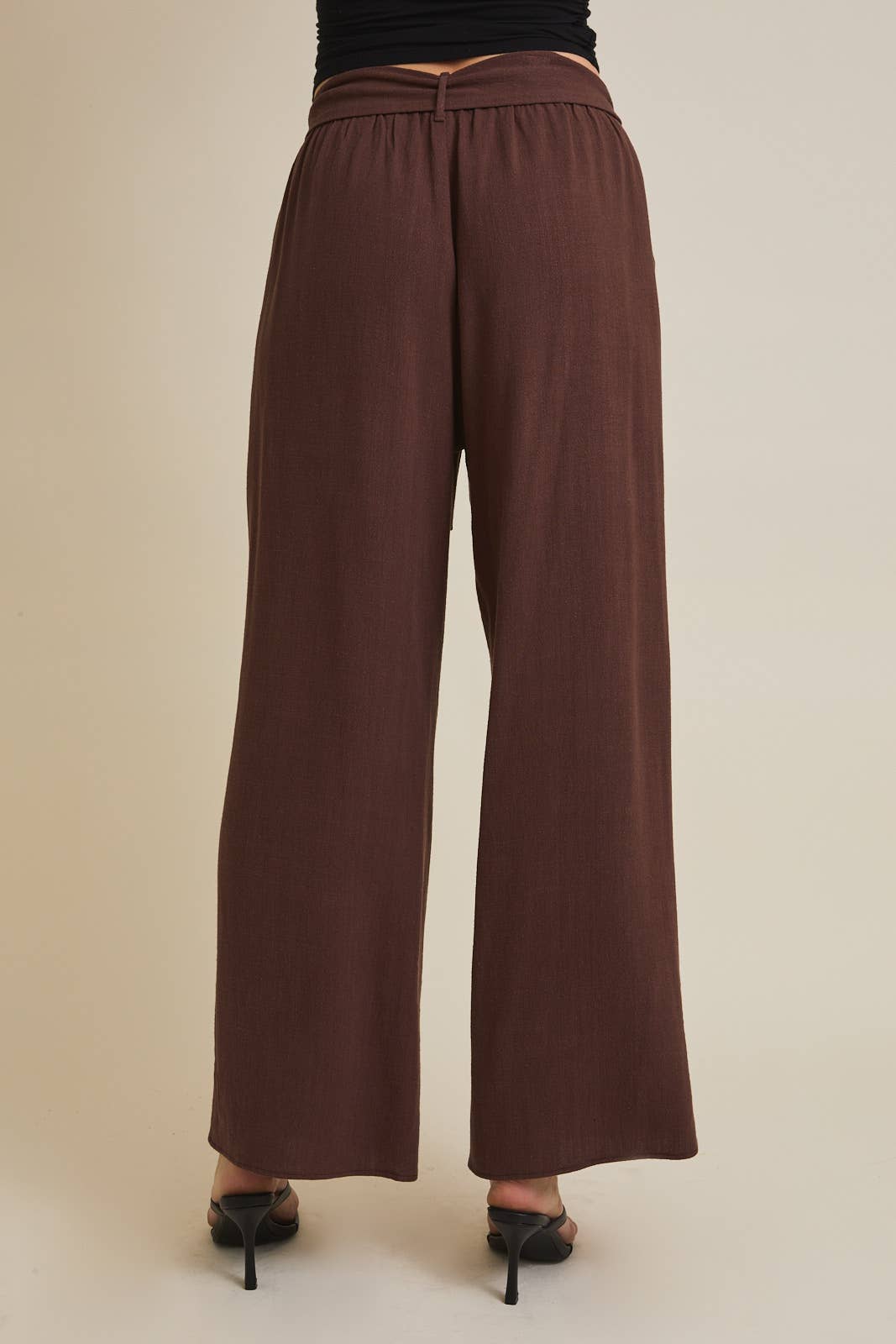 Chocolate Tie Trousers