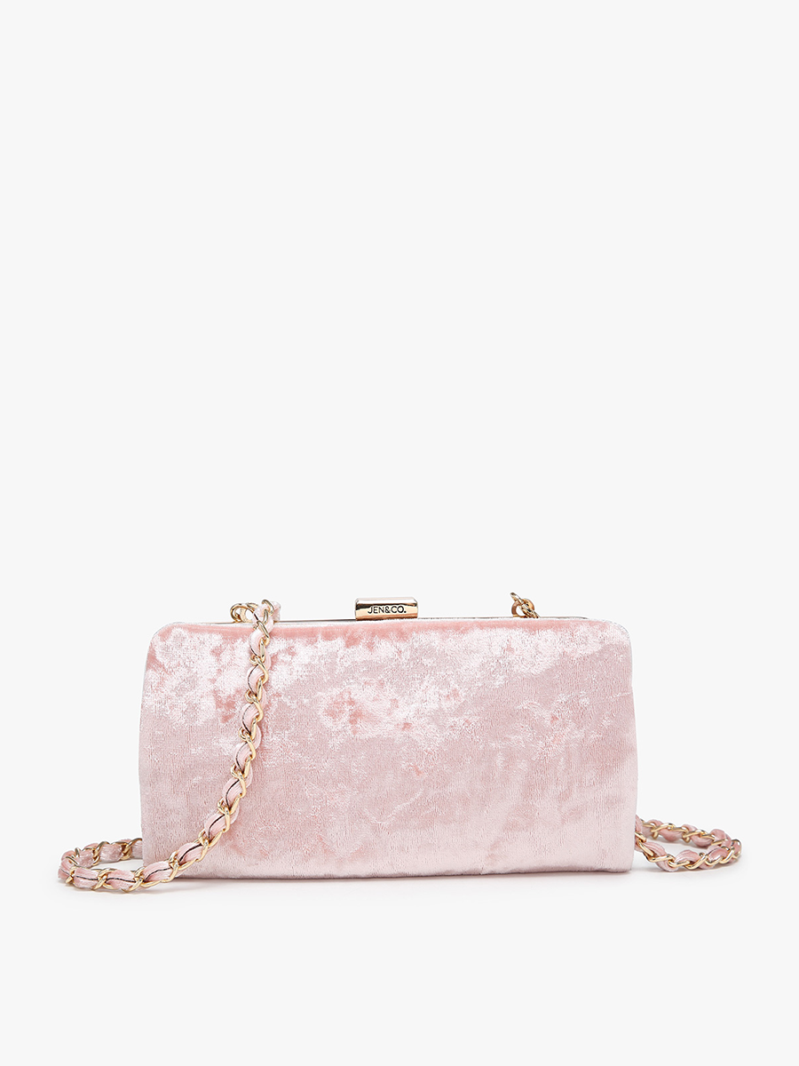 Sue Velvet Wallet Pouch Crossbody